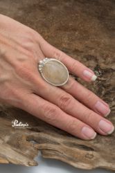 Bild von Ring mit Rutilquarz und Sterling-Silber