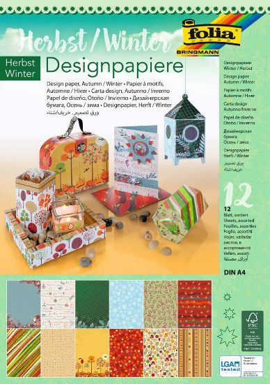 Picture of Designpapierblock Herbst/Winter