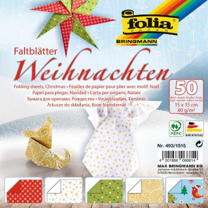 Bild von Faltblätter Weihnachten 15x15cm