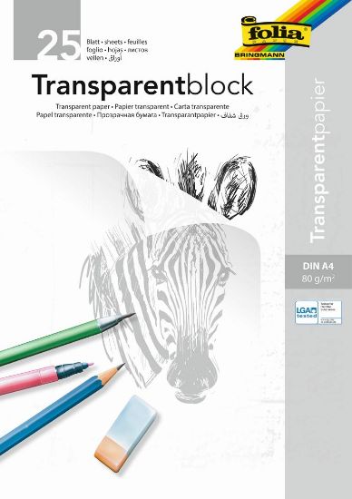 Picture of Transparentpapierblock 80g A4