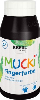 Bild von MUCKI Fingerfarbe Schwarz 750 ml