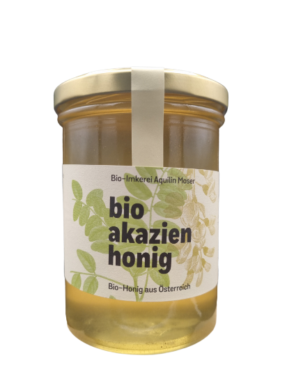 Bild von BIO Akazien Honig 520g - BIO Imkerei Aquilin Moser