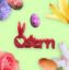 Bild von Schriftzug "Ostern"