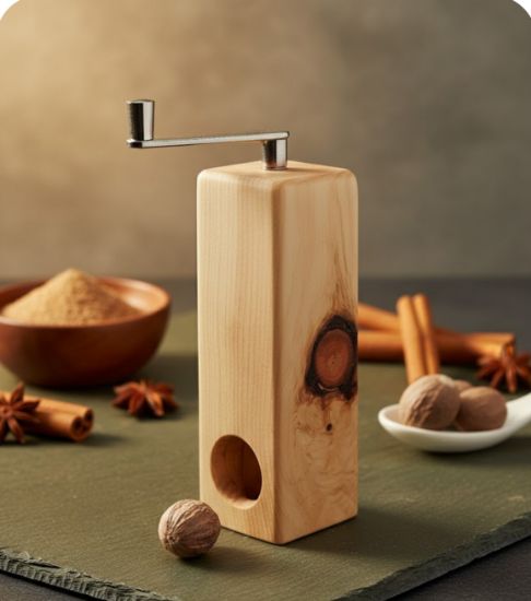 Picture of Zirbenholz Muskatnuss Reibe