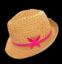 Bild von Kinder Papierhut - mit rosa Schmetterling