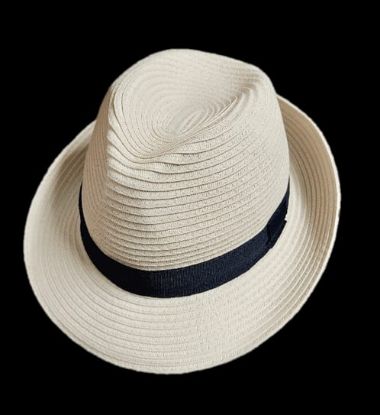 Picture of  Kinder Papierhut - mit schwarzen Band