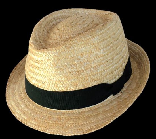 Bild von Bortenstroh mit schwarzem Band